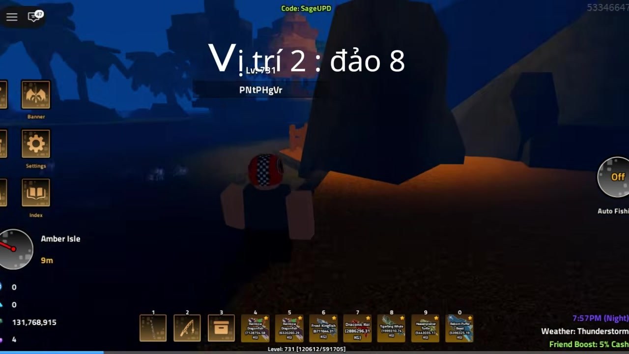 Island 8 landmark callout for Dumb Guy spawn route