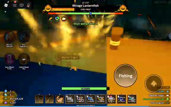 Mirage Lanternfish on-screen label