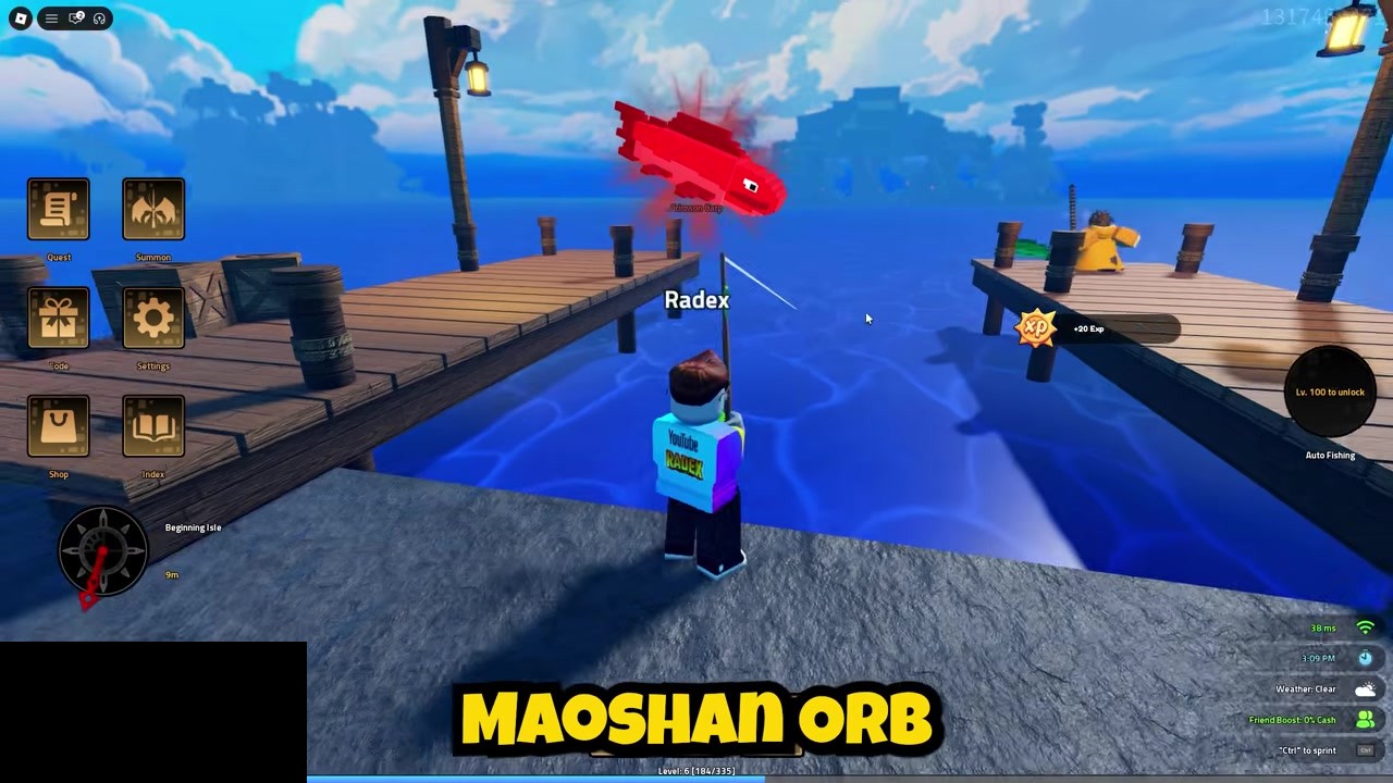 Maoshan Orb callout in Heavyweight Fishing